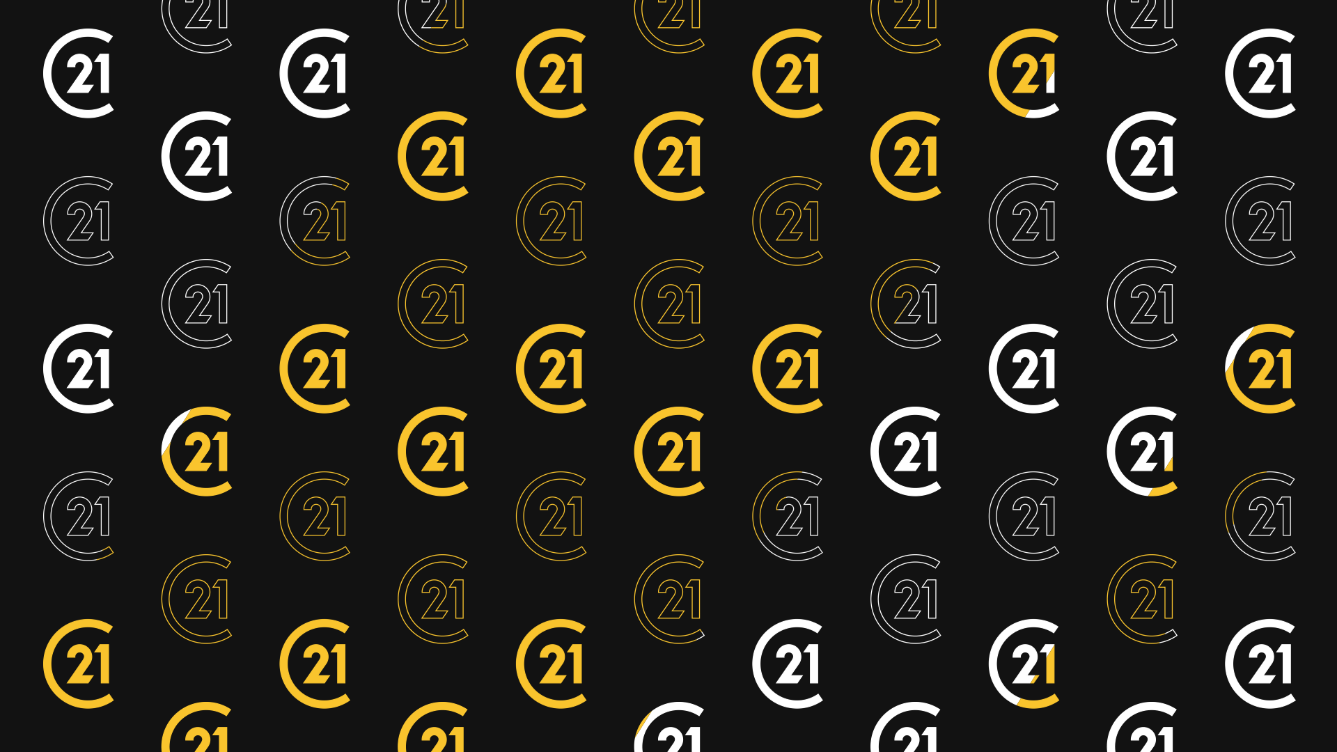 Century 21 branded background pattern